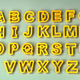 Fat Daddio's Cutter Set, Alphabet