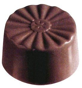 Fat Daddio's Candy Mold, "Scalloped Round", 11" x 5-1/4", 24 Pc Tray