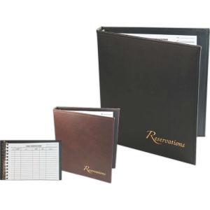 Menu Solutions Reservation Binder, Black