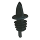 Spill Stop Plastic Pourer, 12 Per Pack, Black