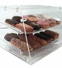 Update International Pastry Display, Acrylic, 2 Tray
