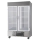 Beverage Air Refrigerator, HORIZON, Reach-In, 2 Section, 49 cu.ft., Glass Doors