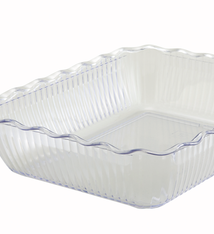 Winco Deli Crock, 13" x 10" x 3", Clear