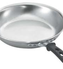 Vollrath Fry Pan, 7” - “Wearever” with Natural Finish, Silicone Handle oven safe to 450 Degrees, USA