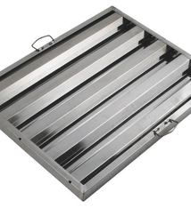 Winco Hood Filter, S/S, 20" W x 25" H x 1-1/2"