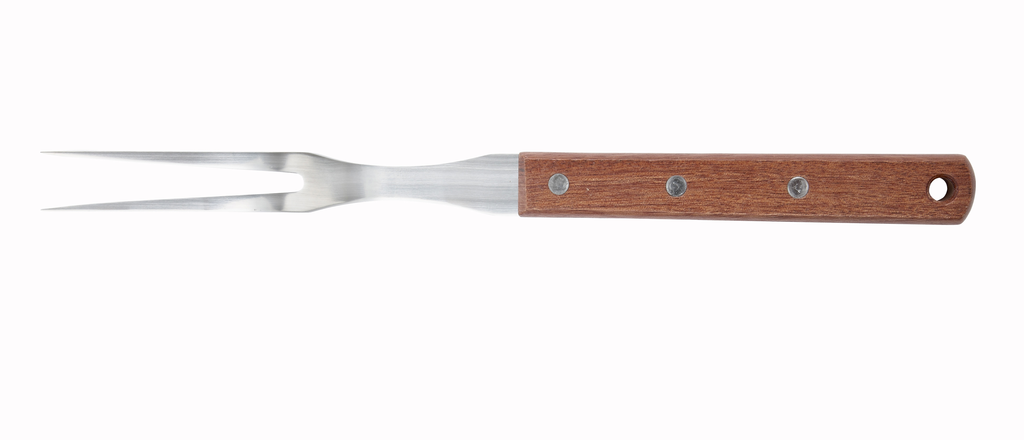 Winco Pot Fork, Wood Handle, 6-1/2"