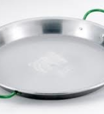 Allied Metal Paella Pan, Carbon Steel, 22"