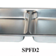 Winco Steam Pan, Divided, Full Size, 2-1/2" Deep