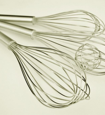 Fat Daddio's *Disc* Whisk, Wire Balloon, w/Ball, 12"