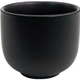 CAC Wine Cup 1.5oz Non-Glare Glaze Black 2"