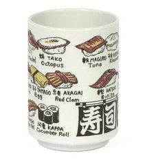 Teacup, SUSHI MENU, 8oz