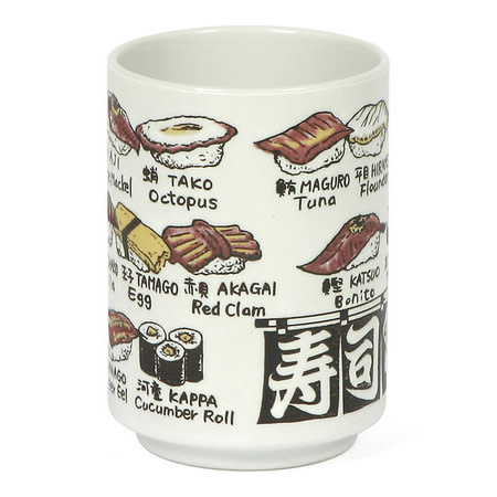 Teacup, SUSHI MENU, 8oz