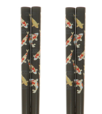 Chopsticks, Black/Gold Koi Pond