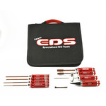 TEAM-EDS COMBO TOOL SET FOR ELECTRIC TOURING CARS WITH TOOL BAG - 9 PCS.
