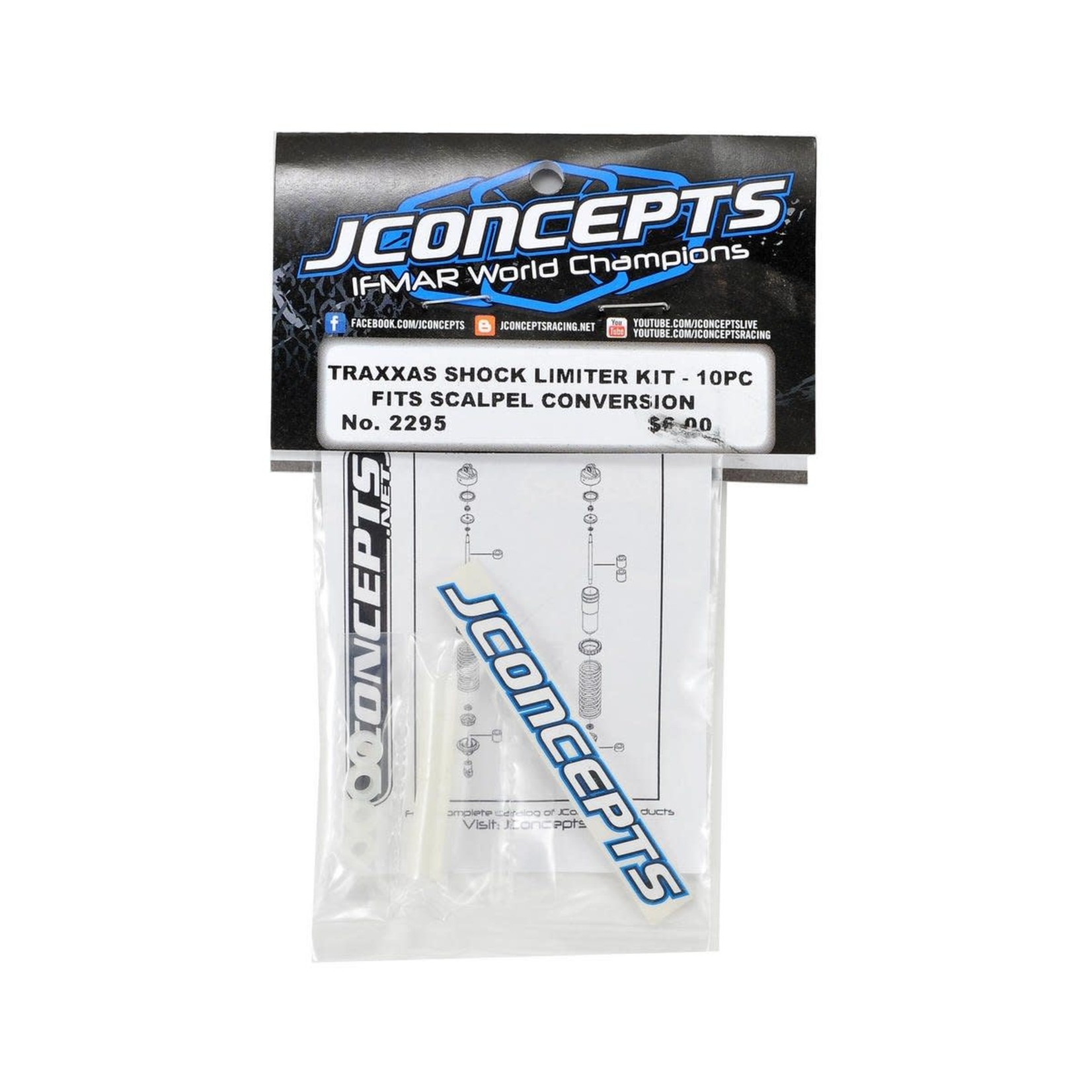 JCONCEPTS JConcepts Traxxas Big Bore Shock Limiter Kit AZ Turn and