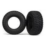 TRAXXAS Tires, BFGoodrich® Mud-Terrain  T/A® KM2 (dual profile 4.3x1.7- 2.2/3.0') (2)/ foam inserts (2)