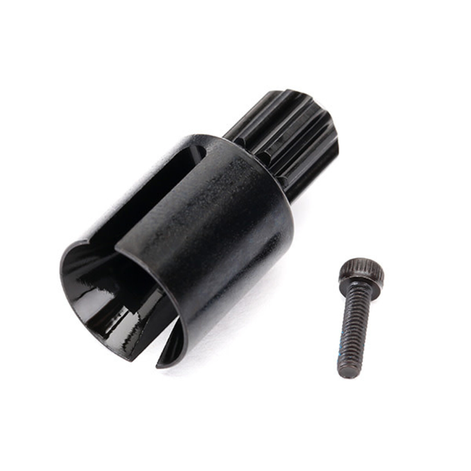 2pcs Hardened Steel Drive Cup For Traxxas X-Maxx 1/5 8S 7754X - RC Car Upgrade Parts (Black)