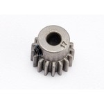 TRAXXAS Gear, 17-T pinion (0.8 metric pitch, compatible with 32-pitch) (fits 5mm shaft)/ set screw