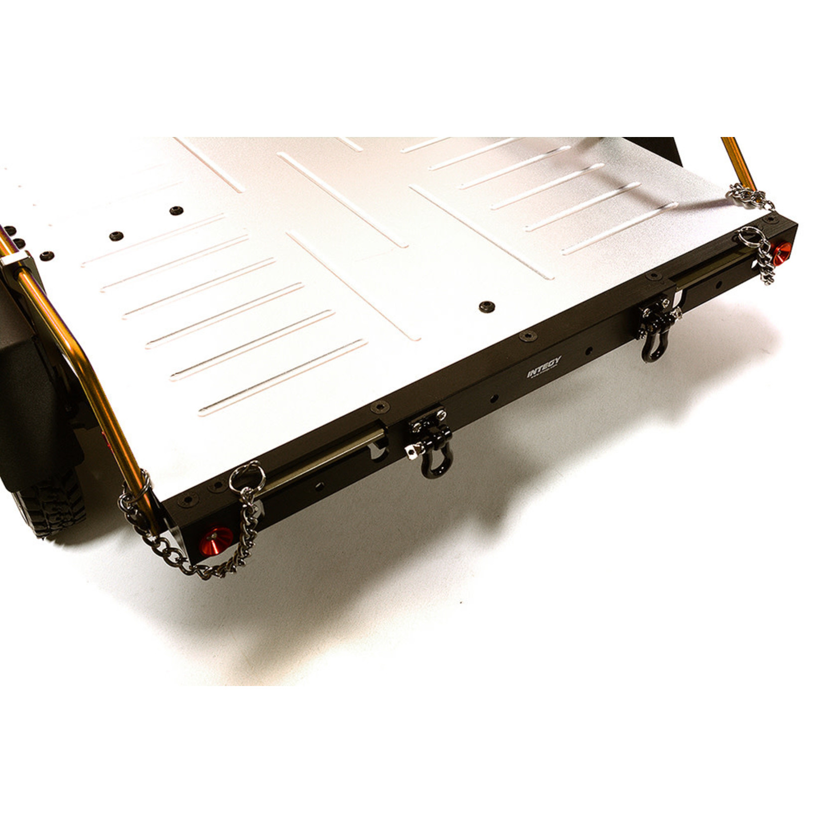 INTEGY V2 Machined Alloy Flatbed Dual Axle Car Trailer Kit for 1/10