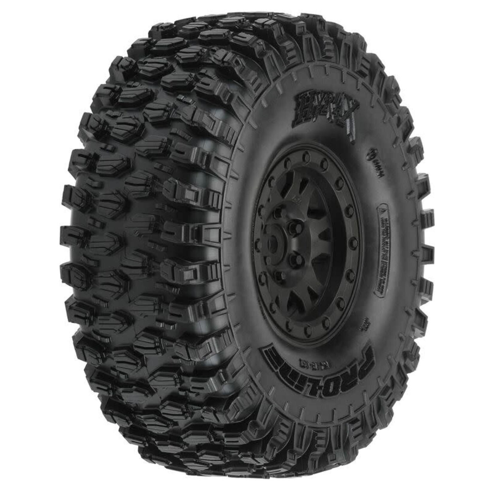 PRO-LINE 1/10 Hyrax G8 F/R 1.9" Crawler Tires Mounted 12mm Black Impulse (2)