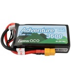 GENS ACE 11.4V 3600mAh 3S1P 50C Adventure LiPo Battery, XT60