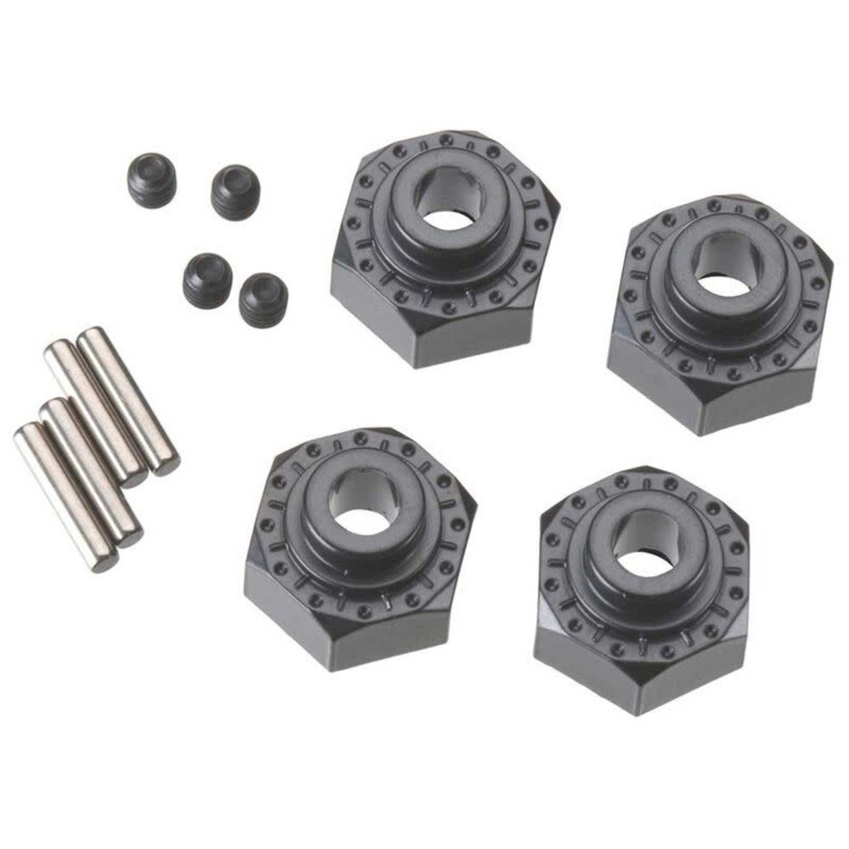 AXIAL AX30429 Aluminum Hex Hub 12mm Black (4)