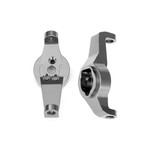 TRAXXAS Caster blocks, 6061-T6 aluminum (charcoal gray-anodized), left and right