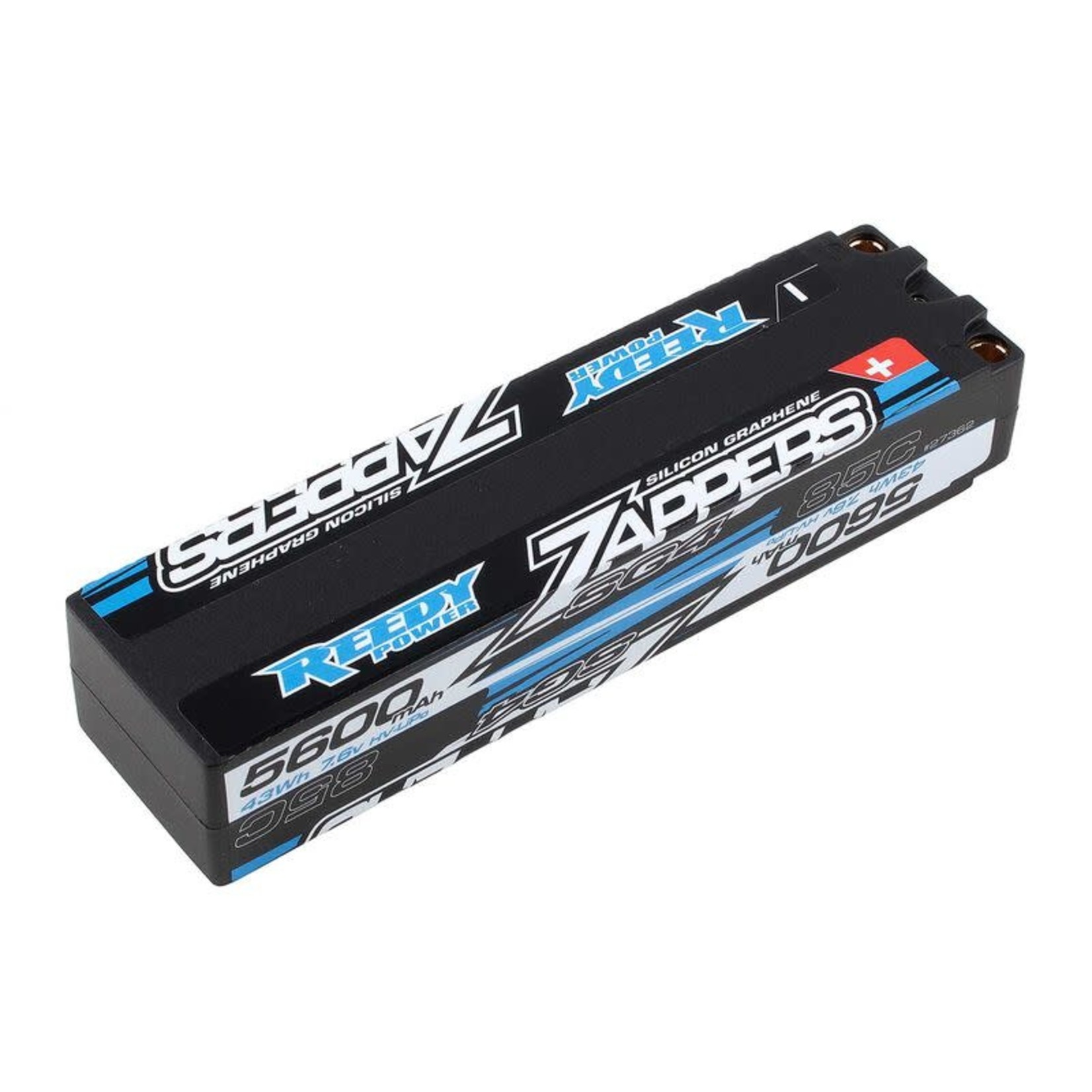 TEAM ASSOCIATED 7.6V 5600mAh 2S 85C Zappers SG4 Slim Stick HV-LiPo Battery