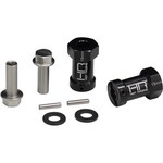 HOT RACING 15mm Wheel Hub Extensions w/ 12mm Hex (2), for Axial SCX Wraith