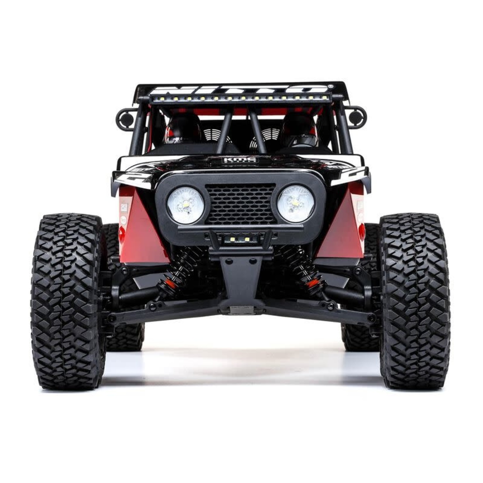 LOSI 1/10 Hammer Rey U4 4WD Rock Racer Brushless RTR with Smart and AVC, Red