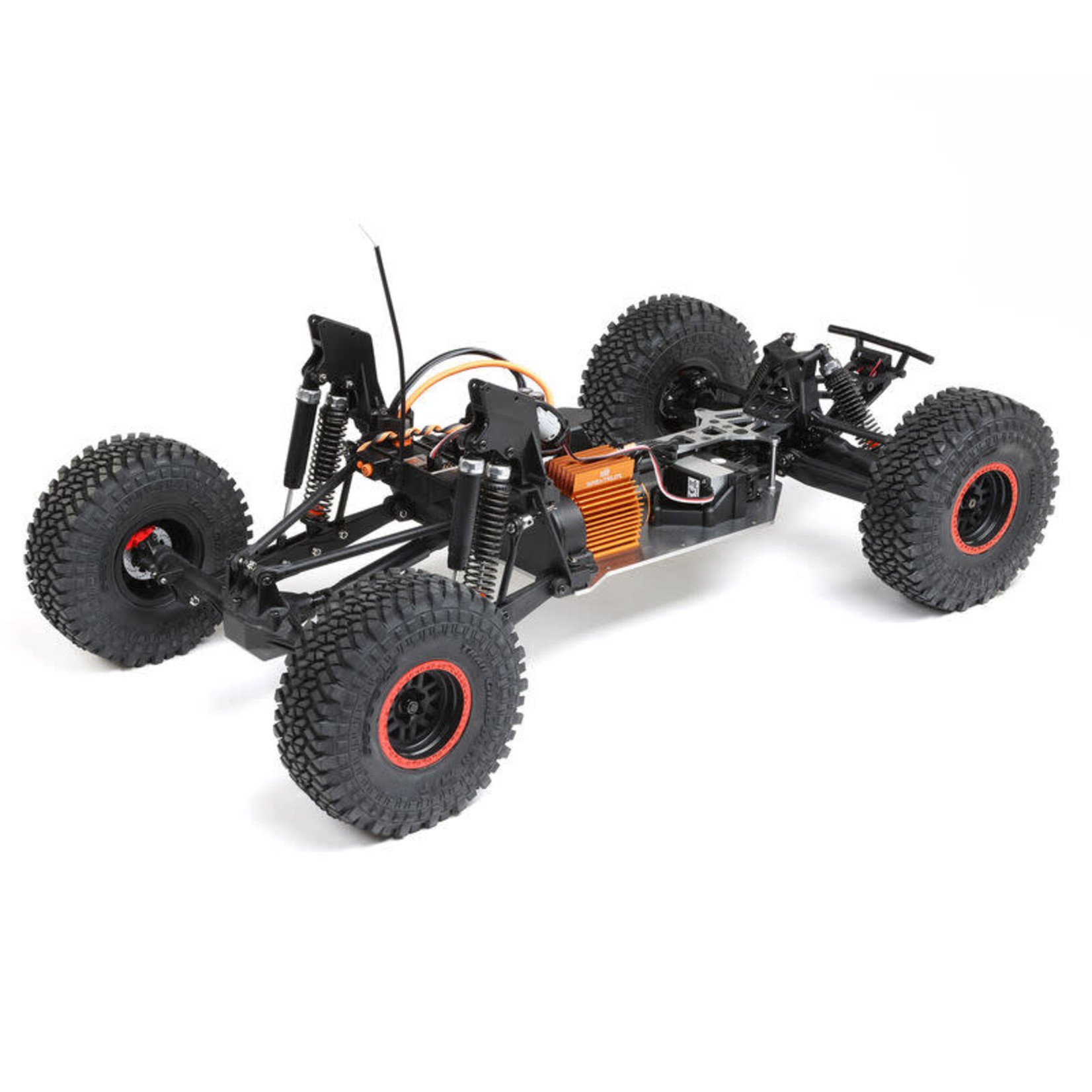 LOSI 1/10 Hammer Rey U4 4WD Rock Racer Brushless RTR with Smart and AVC, Red