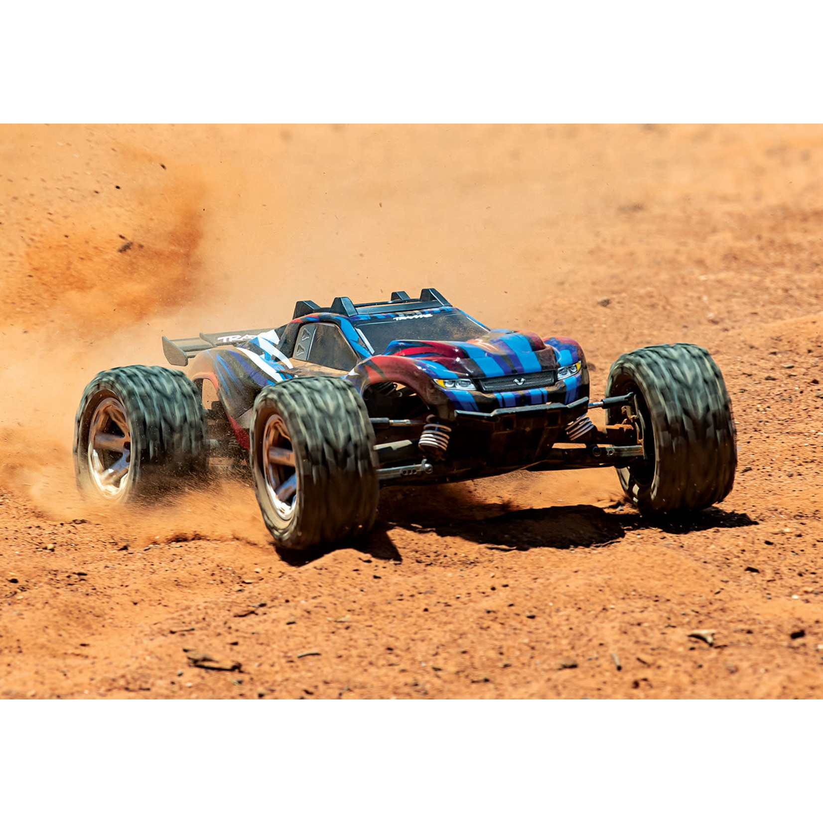 TRAXXAS Rustler® 4X4 VXL:  1/10 Scale Stadium Truck with TQi Traxxas Link™ Enabled 2.4GHz Radio System & Traxxas Stability Management (TSM)®