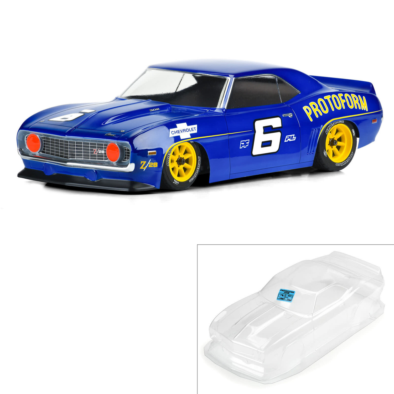 1/10 Rc Car Body PROTOform 1971 Chevrolet Camaro Z28 Body U00ab