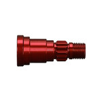 TRAXXAS Stub axle, aluminum (red-anodized) (1) (for use only with #7750X driveshaft)