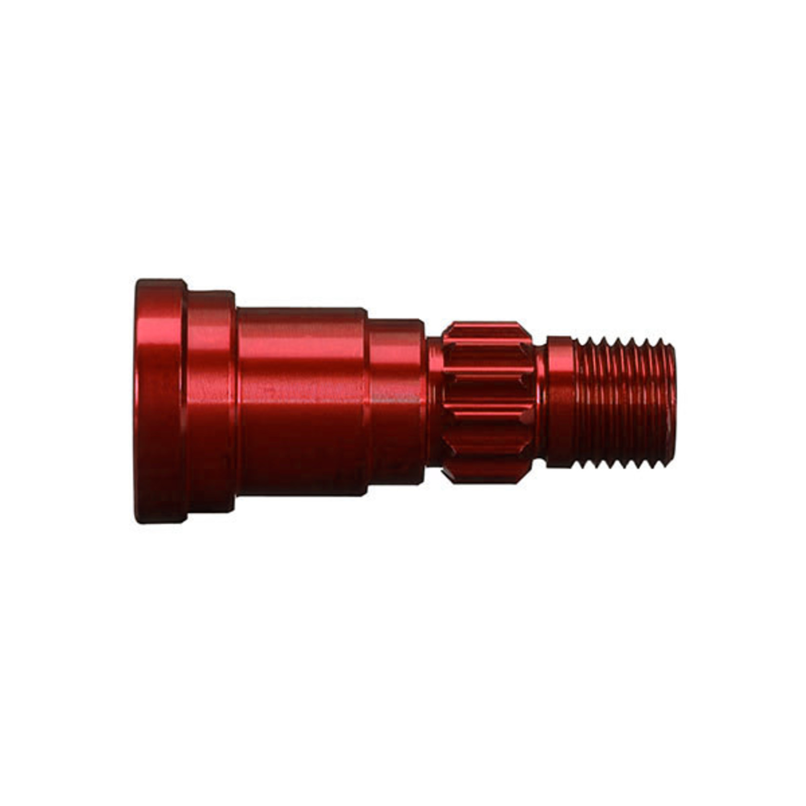 TRAXXAS Stub axle, aluminum (red-anodized) (1) (for use only with #7750X driveshaft)