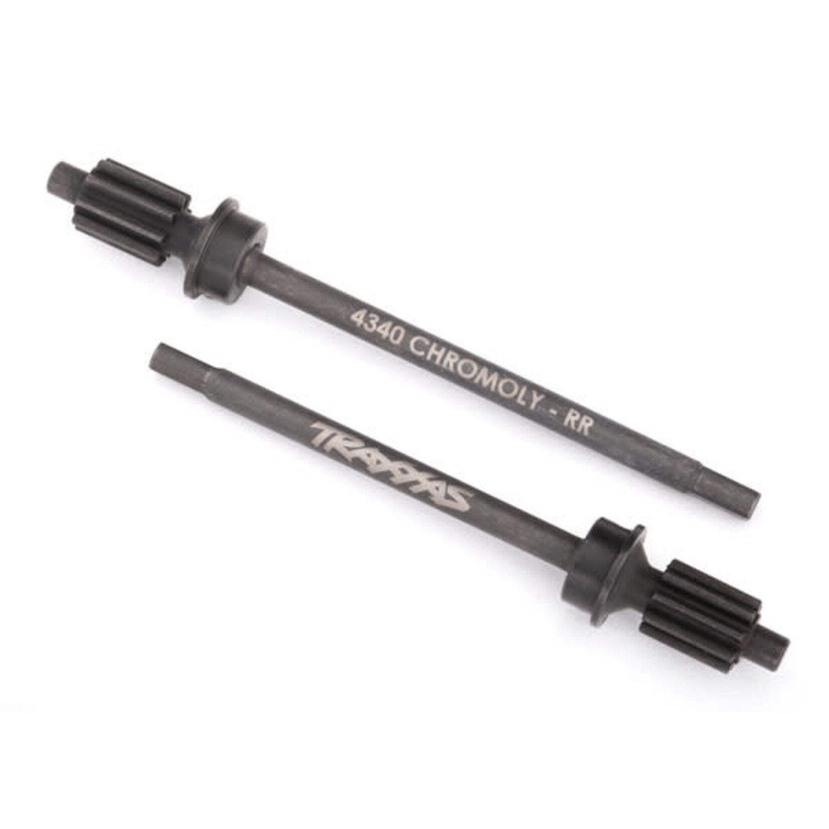 TRAXXAS Axle shaft, rear, heavy duty (left & right)/ portal drive input gear, rear (machined)