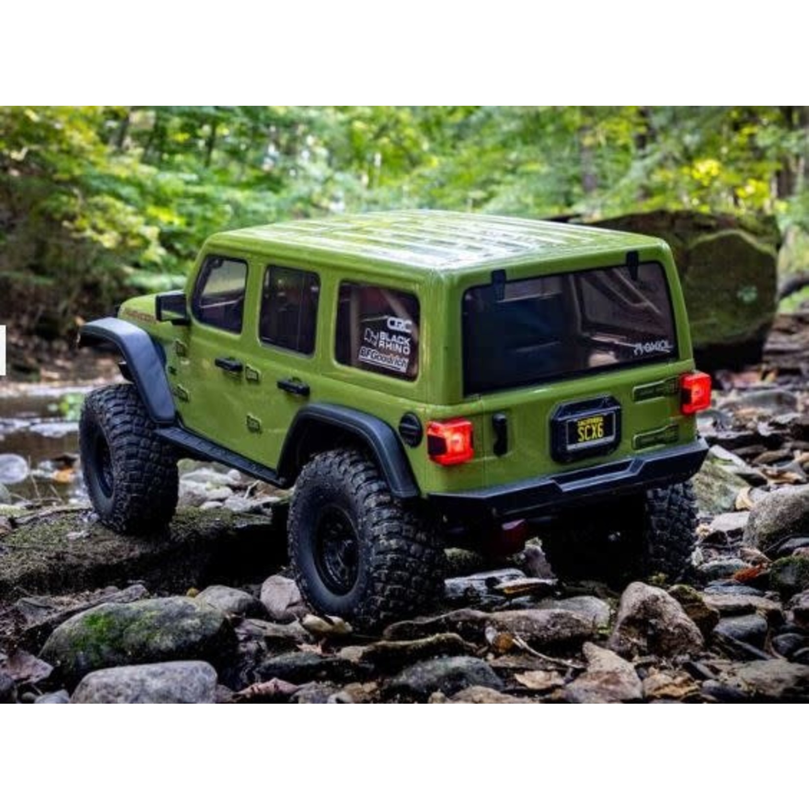 AXIAL Axial 1/6 SCX6 Jeep JLU Wrangler 4WD Rock Crawler RTR: Green