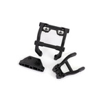 TRAXXAS WHEELIE BAR MOUNT/SKIDPLTE BLK