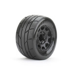 Jetko 1/10 MT 2.8 Super Sonic Tires Mounted on Black Claw Rims, Medium Soft, 17mm Hex