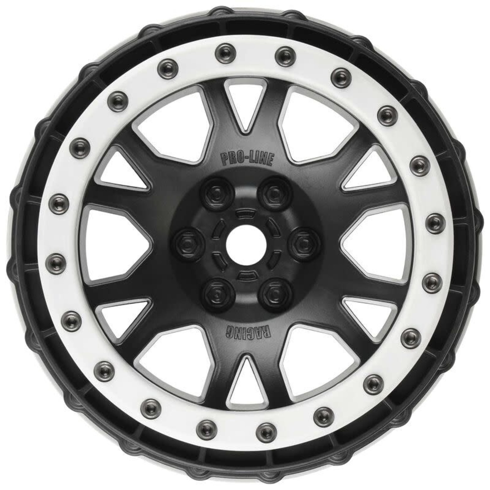 PRO-LINE 1/5 Impulse Pro-Loc Front/Rear 24mm X-MAXX Wheels (2) Black/Gray