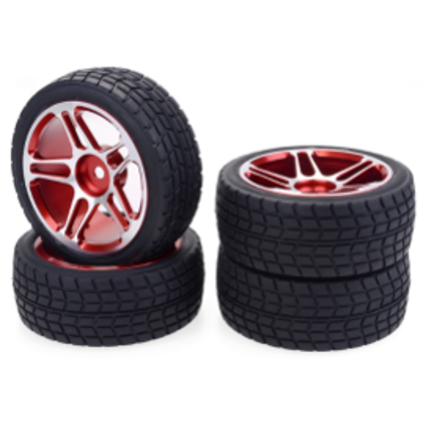 AZTAB Discount -AZTAB 1/10 Tourning car Red River Tires,  4 pcs