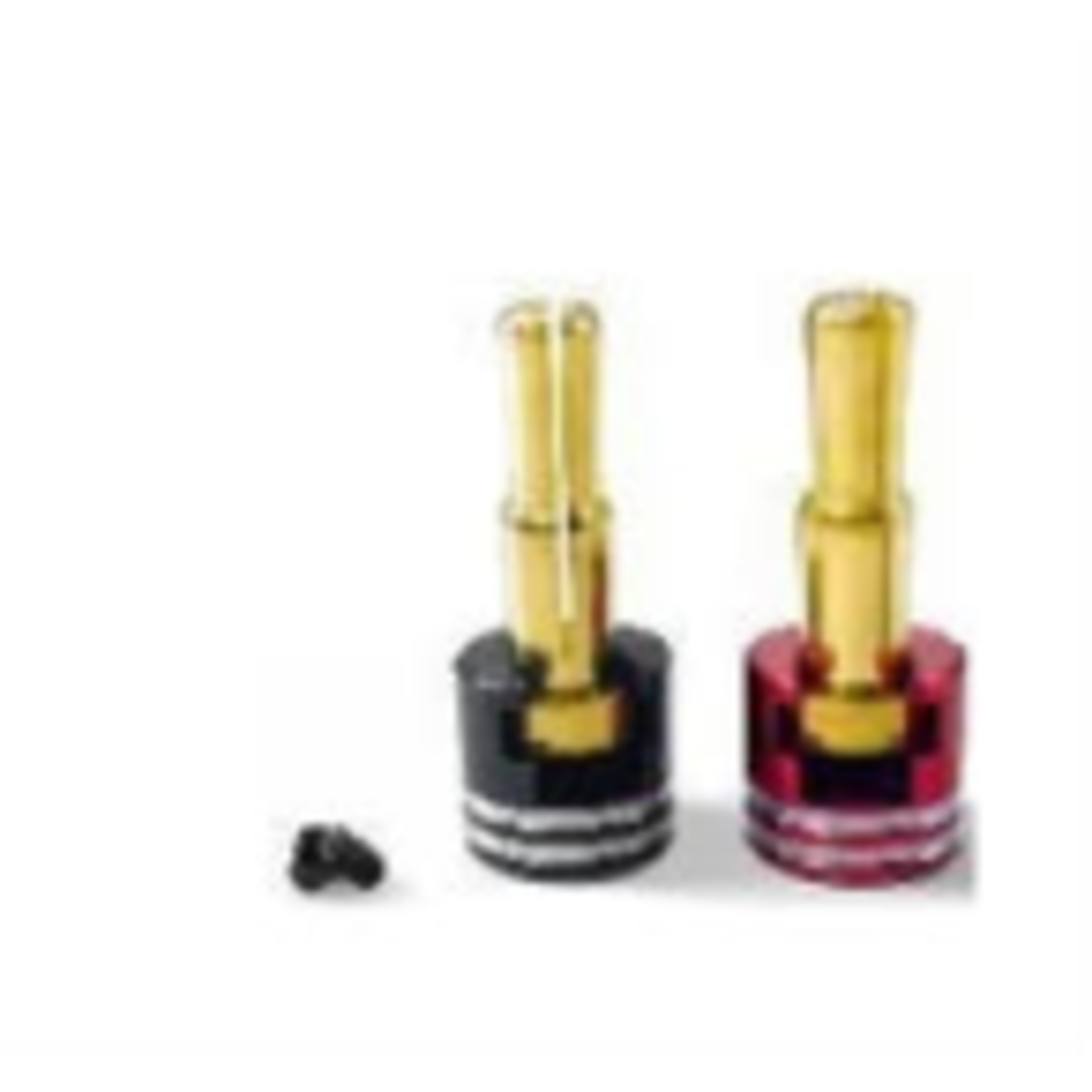 AZTAB AZTAB Heatsink Bullet Plug Grips with 4 to 5mm Bullets (Black/Red)