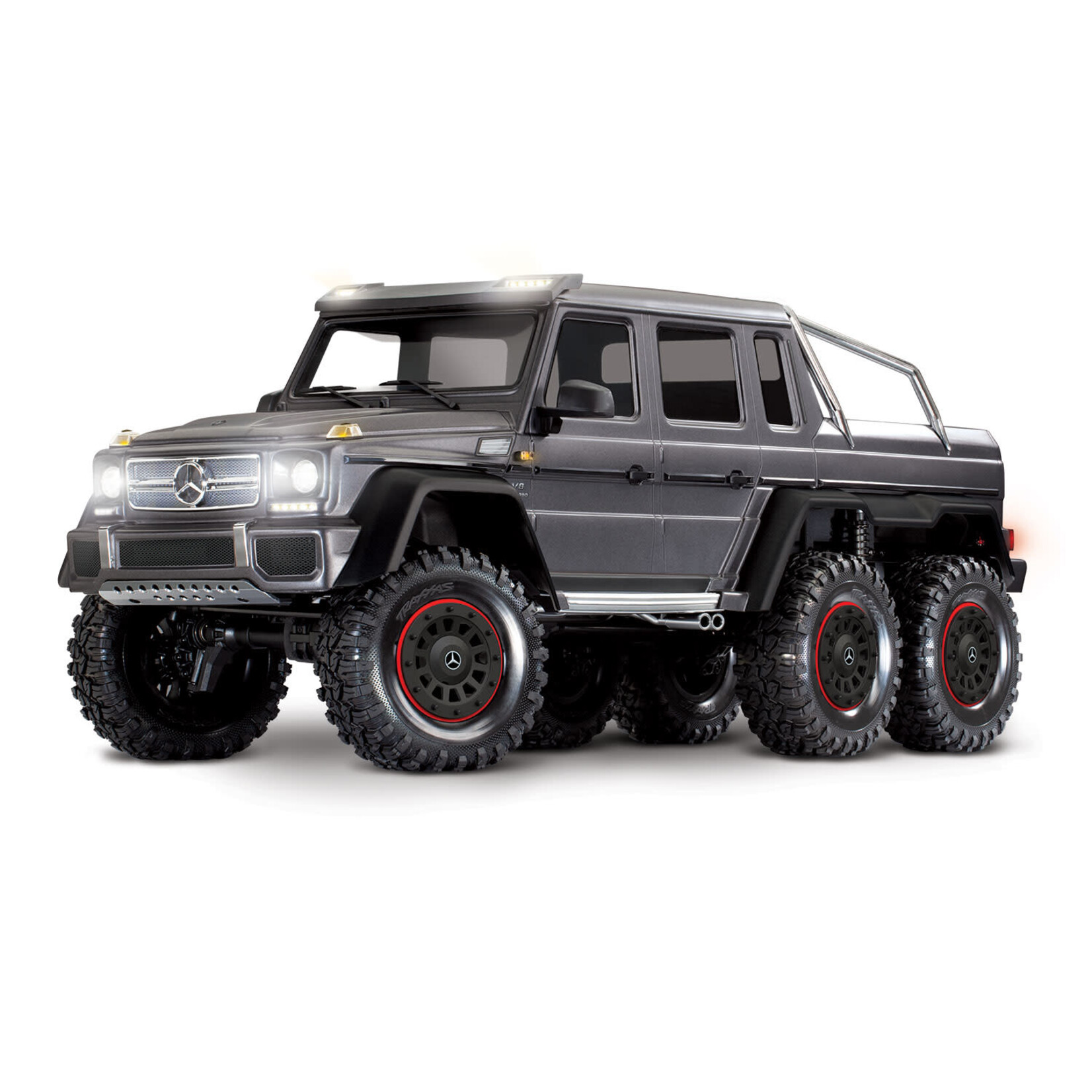 TRAXXAS TRX-6™ Scale and Trail™ Crawler with Mercedes-Benz® G 63® AMG Body:  6X6 Electric Trail Truck with TQi Traxxas Link™ Enabled 2.4GHz Radio System
