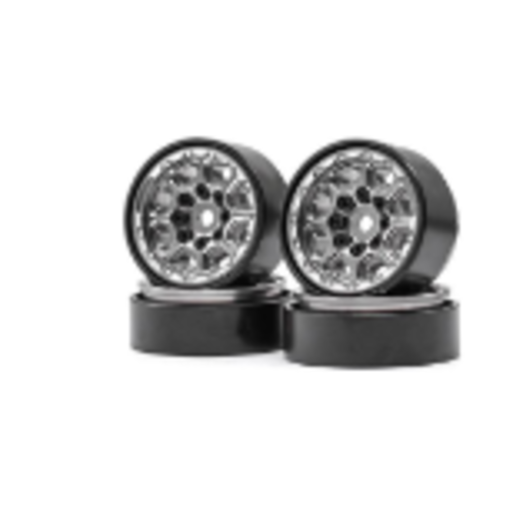 AZTAB AZTAB Beadlock Wheels for TRX4M 1/18 31X13mm 4pcs/set Brass Ring