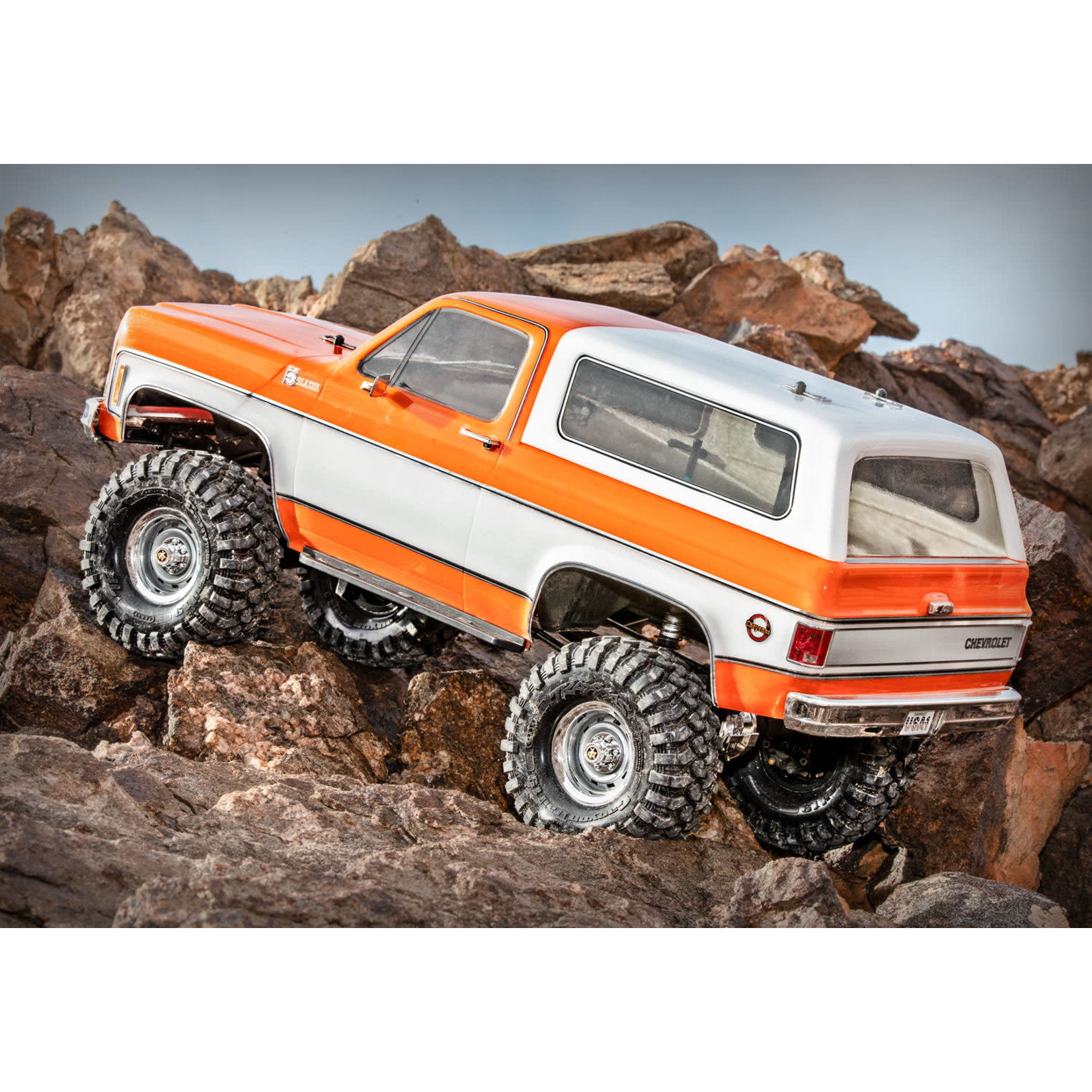 TRAXXAS TRX-4® Scale and Trail™ Crawler with 1979 Chevrolet Blazer Body:  4WD Electric Truck with TQi Traxxas Link™ Enabled 2.4GHz Radio System