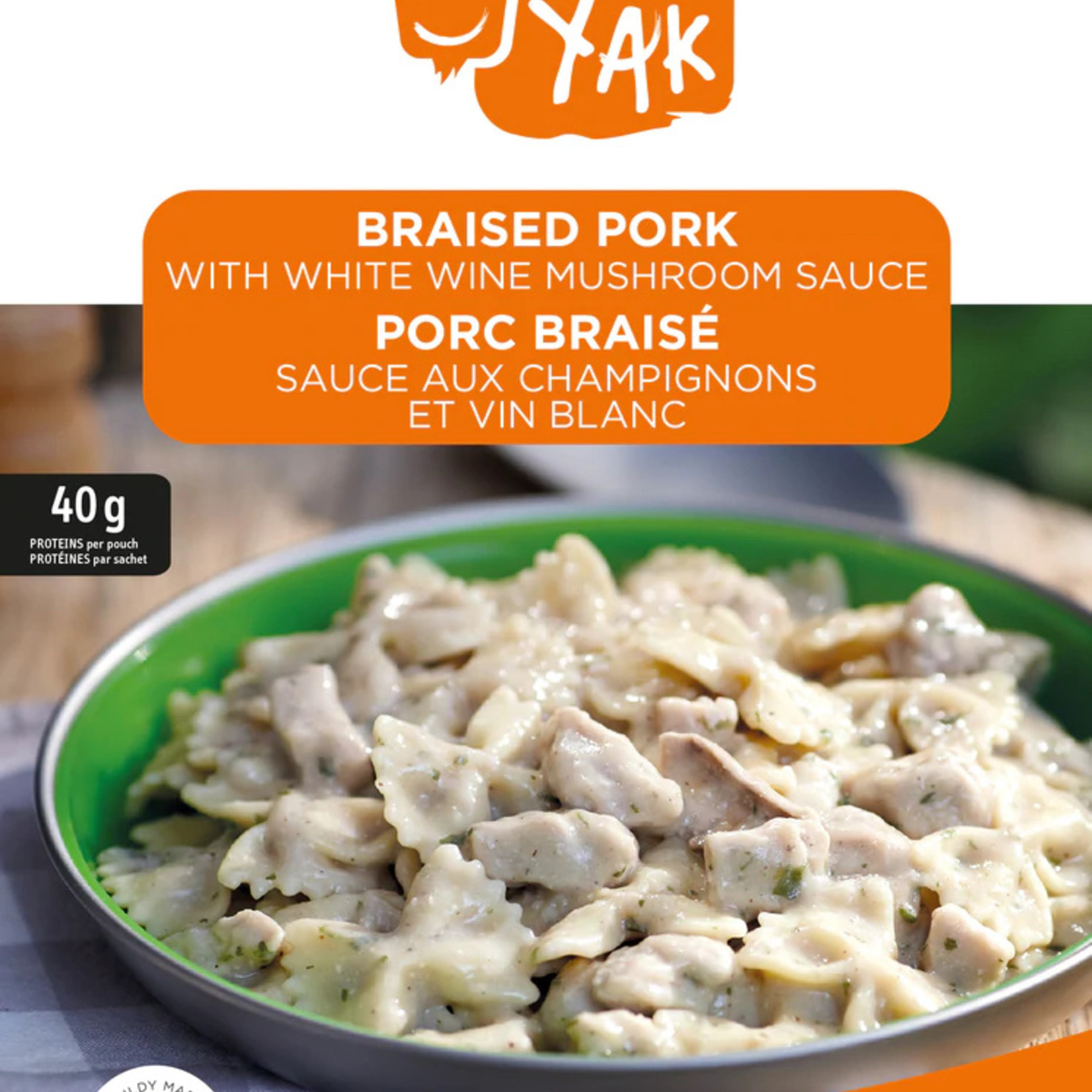 Happy Yak Braised Pork With White Wine Mushroom Sauce