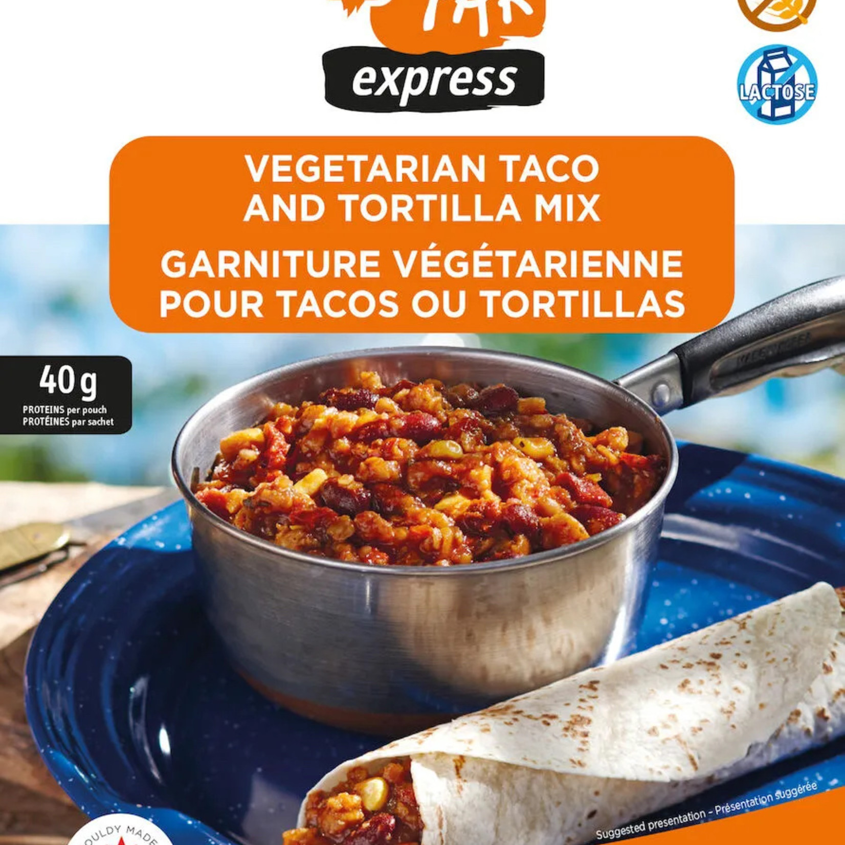 Happy Yak Vegetarian taco or tortilla mix