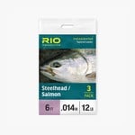 Rio Products Steelhead/Salmon Leader, 9ft, 12 lb, 3 Pack