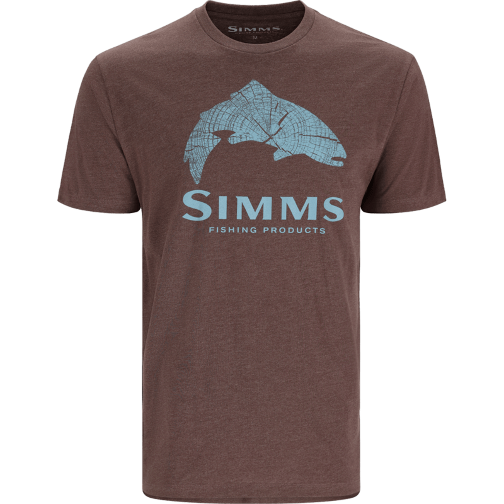 Simms M's Wood Trout Fill T-Shirt