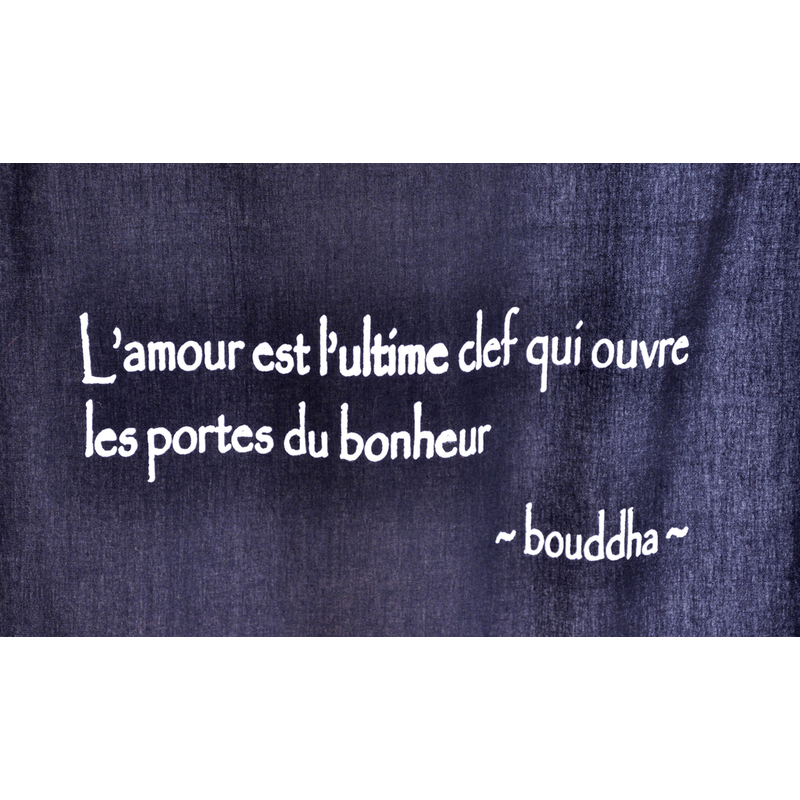 TOILE CITATION BOUDHA  #24